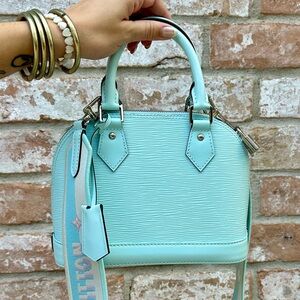 Louis Vuitton Alma BB Blue Lagoon Epi